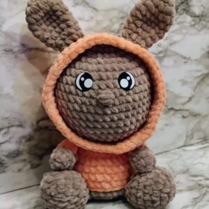 Product image of Crochet Bunny with hoodie