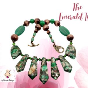 Product image of Green Impression Jasper Mosiac Necklace