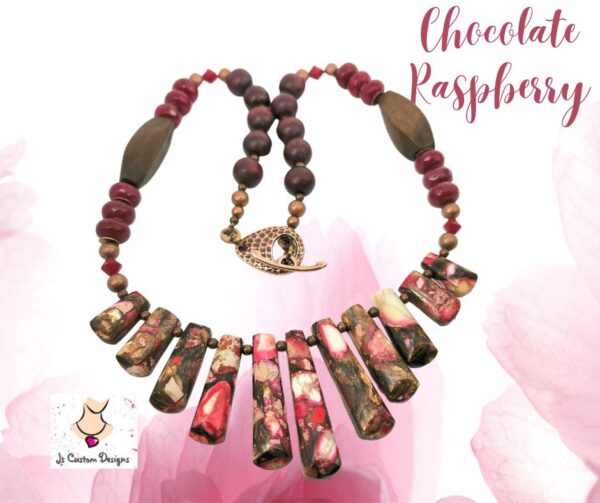 Shop North Dakota Impression Jasper Mosiac Necklace