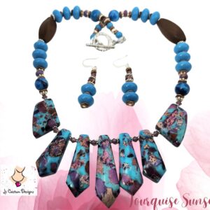 Product image of Tourquise Mosaic Statement Necklace