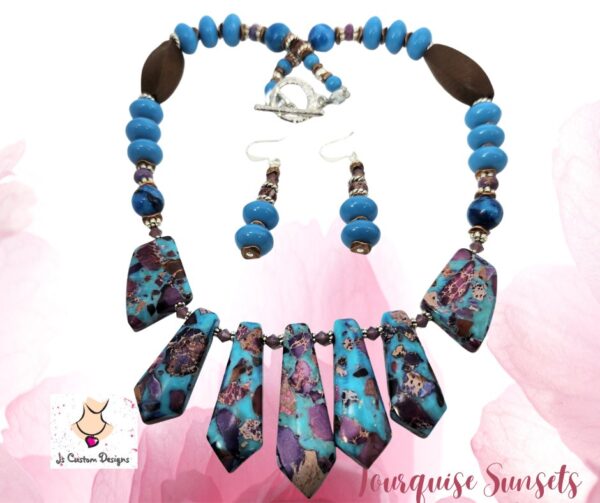 Product image of Tourquise Mosaic Statement Necklace