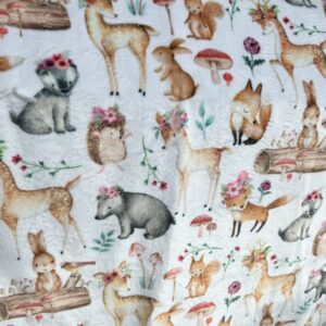 Product image of Woodland animals receiving blanket