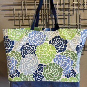 Product image of ” Dahlia Flowers” Oversized Tote