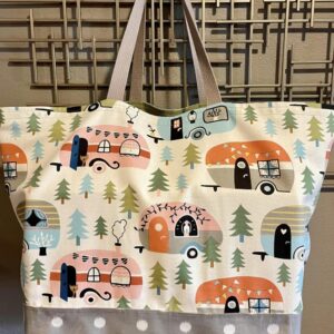 Product image of “Retro Campers” Oversized Tote