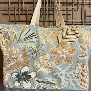 Product image of Oversized Tote Sage Seashells