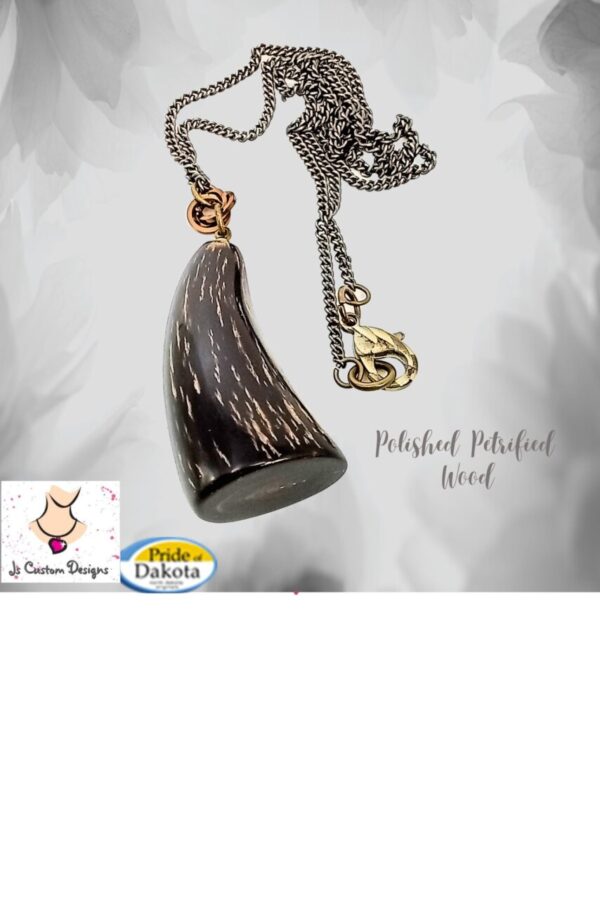 Product image of Polished Petrified Wood Necklace