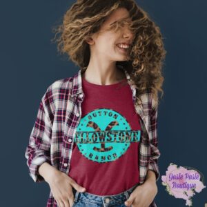 Product image of Yellowstone turquoise and animal print