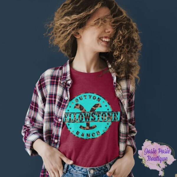 Product image of Yellowstone turquoise and animal print