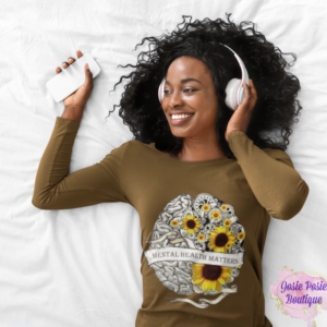 Product image of Mental Health Sunflower T-shirt