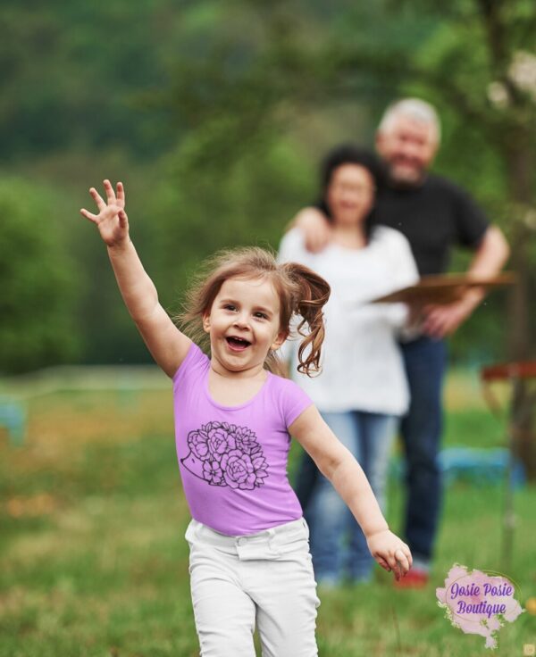 Product image of Hedgehog Flowers Children’s T-shirt