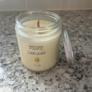 Product image of Candle, Soy Wax, Wooden Wick, Sunflower