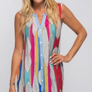 Product image of XXL Feather Print Tunic