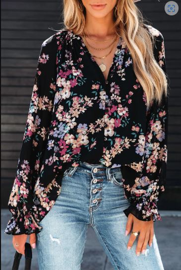 Product image of Boho Floral Blouse