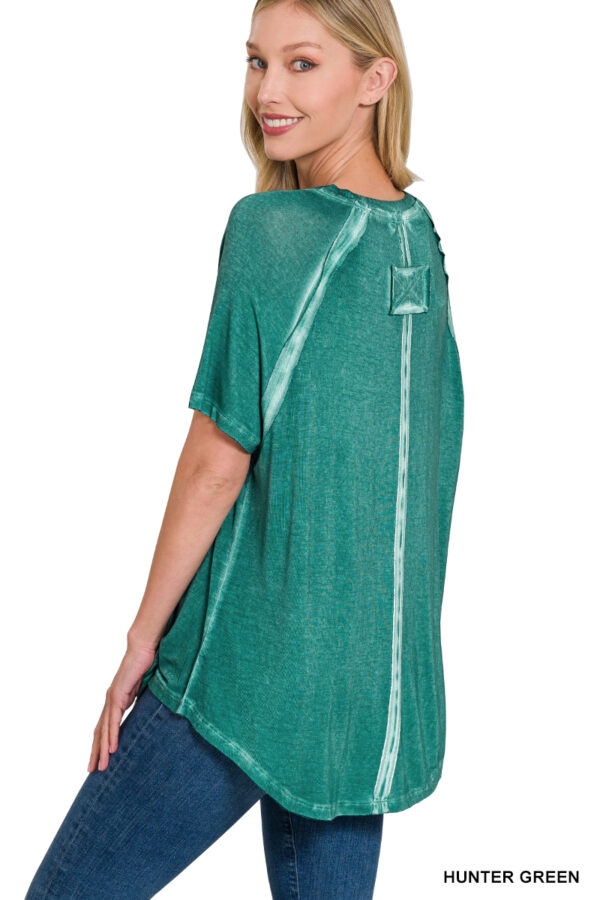 Product image of Washed Boatneck Top