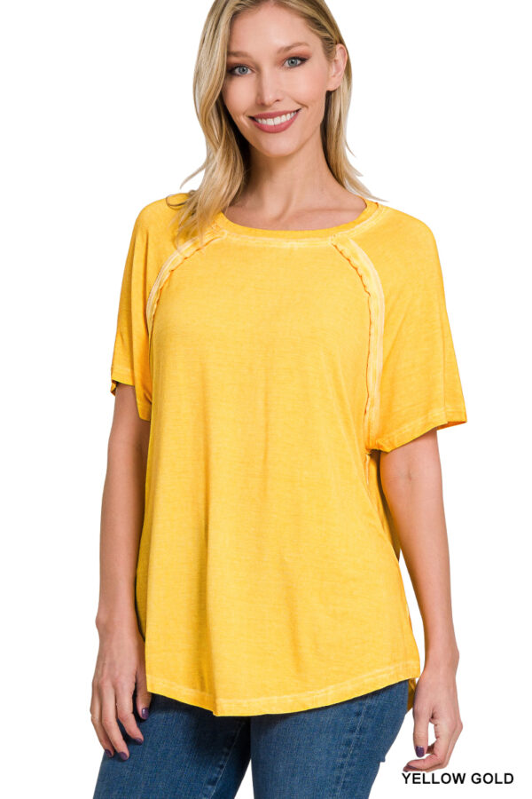 Product image of Washed Boatneck Top
