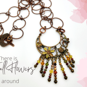 Product image of Fall Flowers Focal Necklace