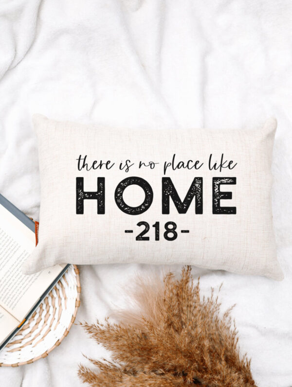 Product image of There Is No Place Like Home Area Code Pillow