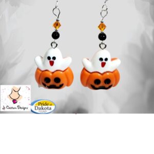 Product image of Pumpkin & Ghosts Earrings