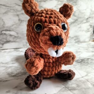Product image of Crochet zoo baby beaver