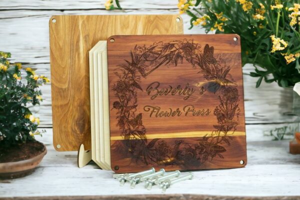 Product image of Personalized Wooden Flower Press