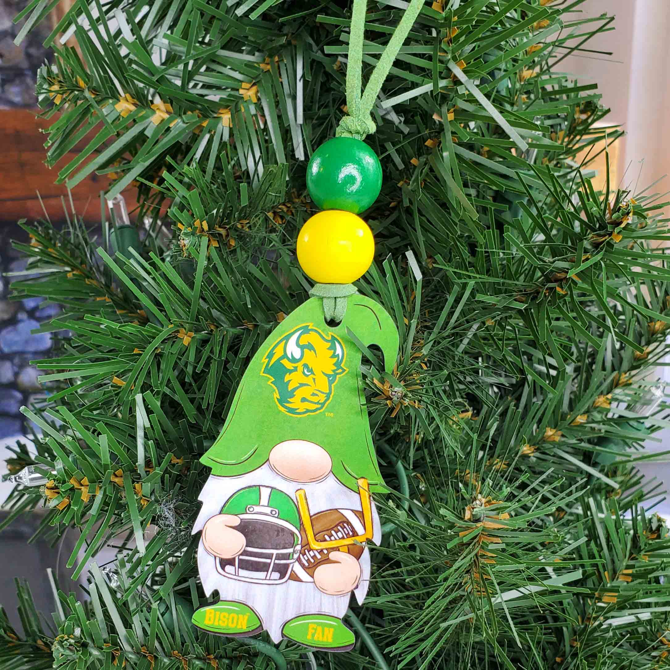 NDSU Bison Gnome Ornament Shop North Dakota