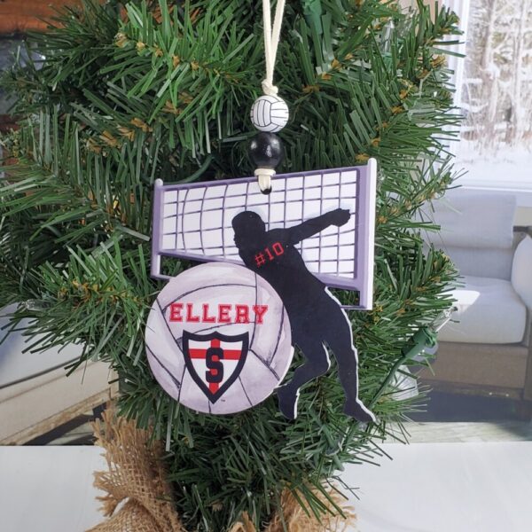 Product image of Personalized Volleyball Ornaments