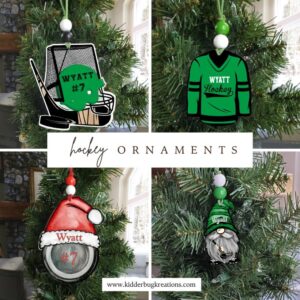 Product image of Personalized Hockey Ornaments