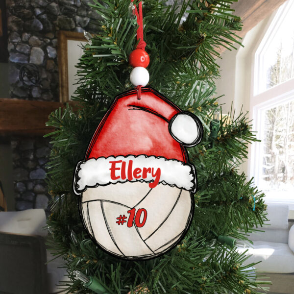 Product image of Personalized Volleyball Ornaments