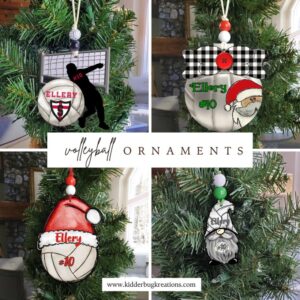 Product image of Personalized Volleyball Ornaments