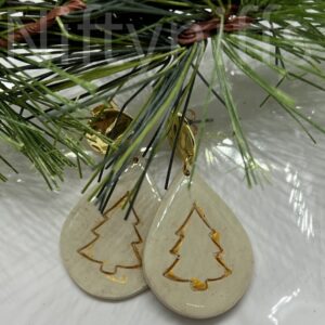Product image of Natural Christmas Tree Earrings