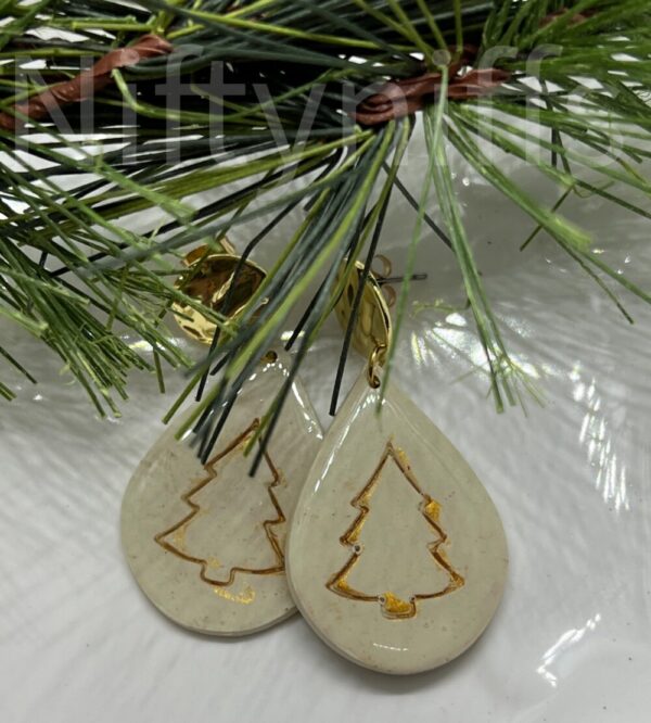 Product image of Natural Christmas Tree Earrings