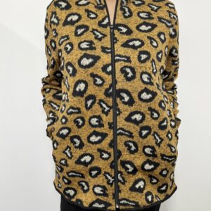 Product image of Leopard Print Sweater Jacket