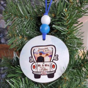 Product image of Personalized Mr and Mrs Ornament