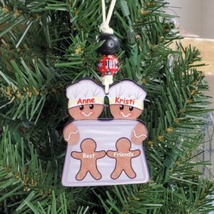 Product image of Best Friends Gingerbread Personalized Ornament