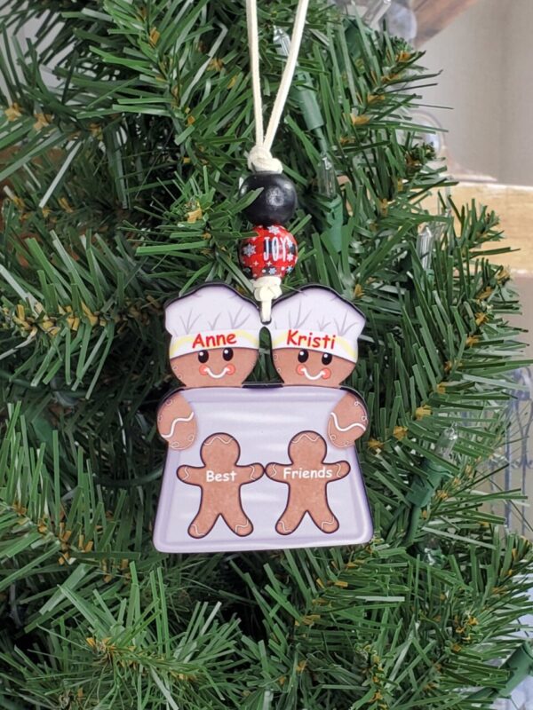 Product image of Best Friends Gingerbread Personalized Ornament