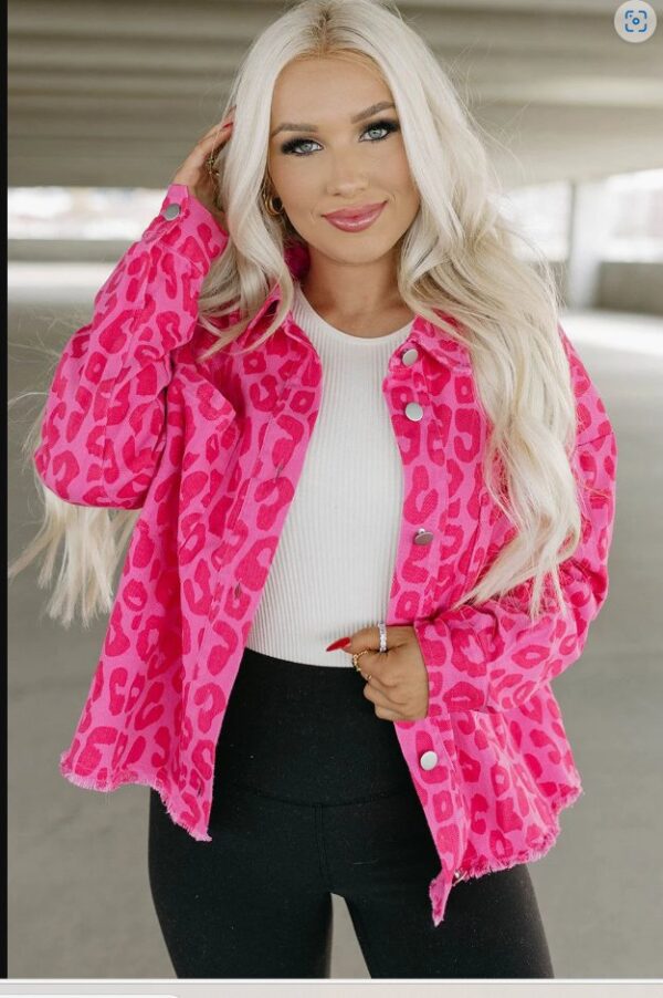 Product image of PINK LEOPARD PRINT JACKET