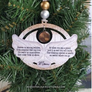 Product image of Penny From Heaven Personalized Memorial Ornament