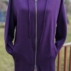 Product image of Purple Hooded Sweatshirt Jacket