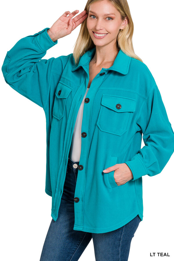Product image of Basic Fleece Shacket