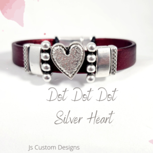 Product image of Heart Leather Bracelet