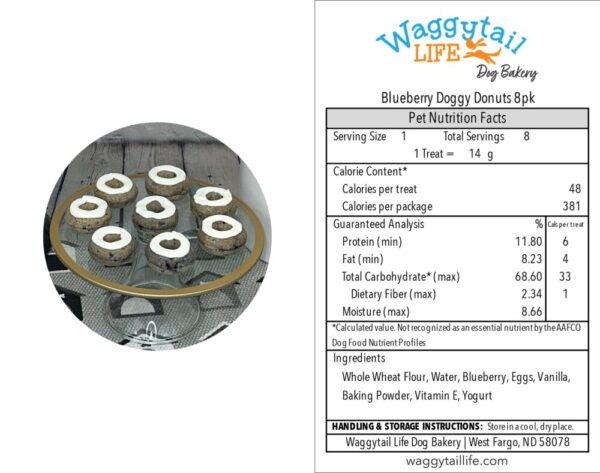 Product image of Blueberry Doggy Donuts