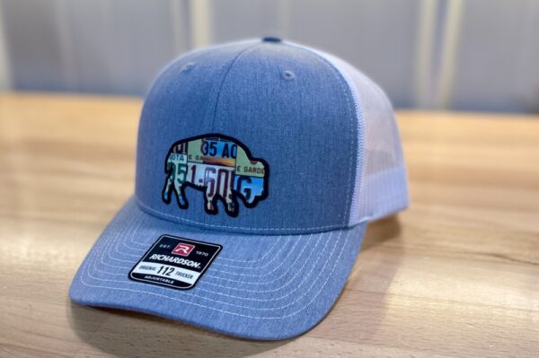 Product image of North Dakota Trucker Cap with License Plate logo