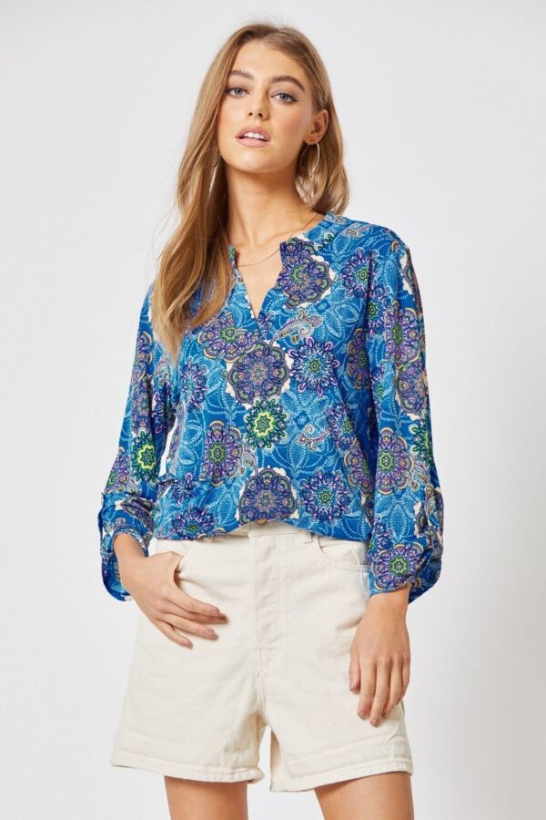 Product image of Royal Blue Print Tunic