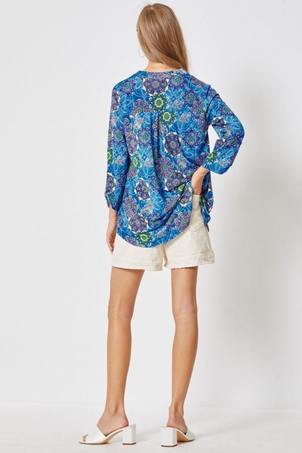 Product image of Royal Blue Print Tunic