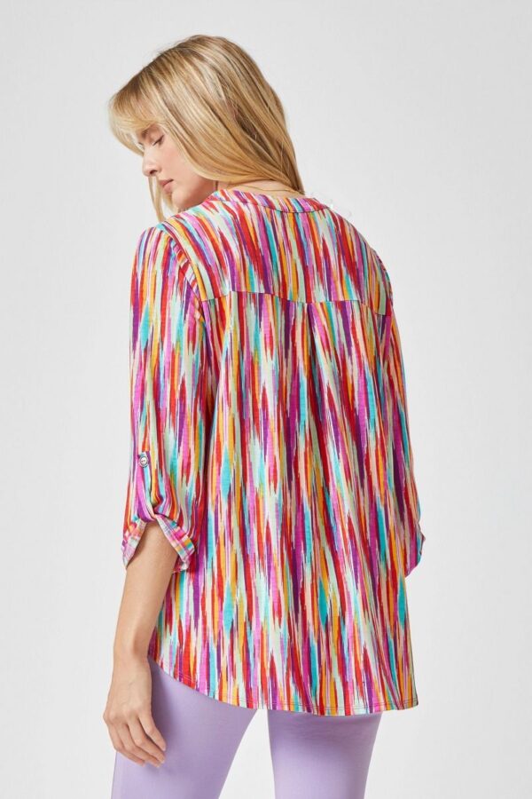 Product image of Vertical Multi Stripe Tunic (S-3XL)