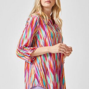 Product image of Vertical Multi Stripe Tunic (S-3XL)