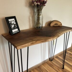 Product image of Live Edge Slab Console Table