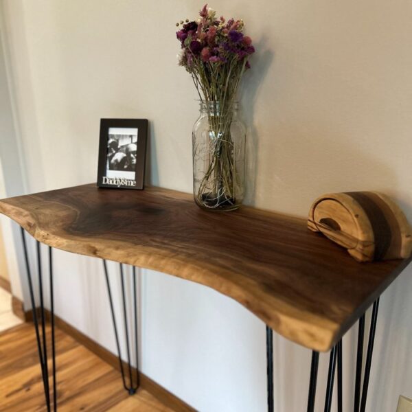 Product image of Live Edge Slab Console Table