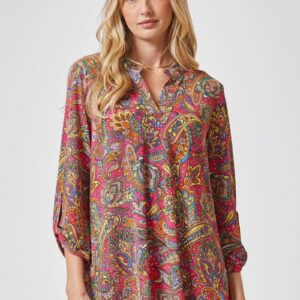 Product image of Bright Pink Paisley Tunic