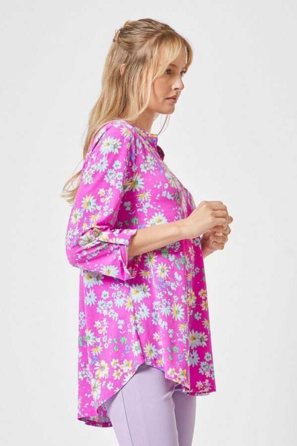 Product image of Hot Pink Daisy Print Tunic